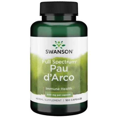 Swanson SWANSON Pau d'Arco 500 mg (100 kaps.)