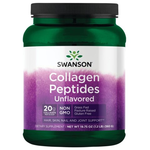 Swanson SWANSON Peptydy kolagenowe - bez smaku (560 g)