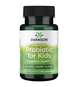 Swanson SWANSON Probiotyki dla dzieci do ssania (60 kaps.)