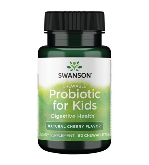 Swanson SWANSON Probiotyki dla dzieci do ssania (60 kaps.)