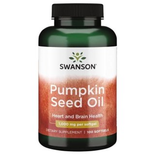 Swanson SWANSON Pumpkin Seed Oil 1000 mg (100 kaps.)