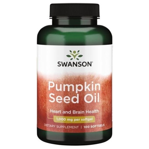Swanson SWANSON Pumpkin Seed Oil 1000 mg (100 kaps.)