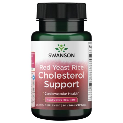 Swanson SWANSON Red Yeast Rice Cholesterol Support (60 kaps.)