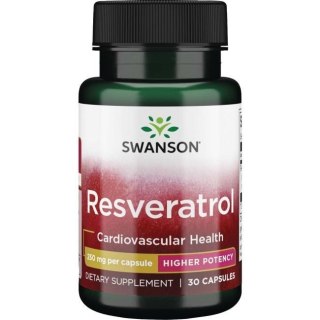 Swanson SWANSON Resveratrol - Resweratrol 250 mg (30 kaps.)