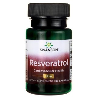 Swanson SWANSON Resveratrol - Resweratrol 50 mg (30 kaps.)