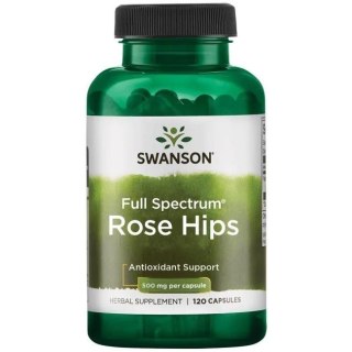 Swanson SWANSON Rose Hips 500 mg (120 kaps.)