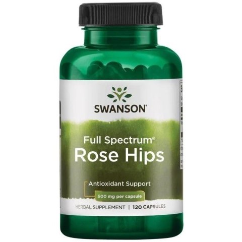 Swanson SWANSON Rose Hips 500 mg (120 kaps.)