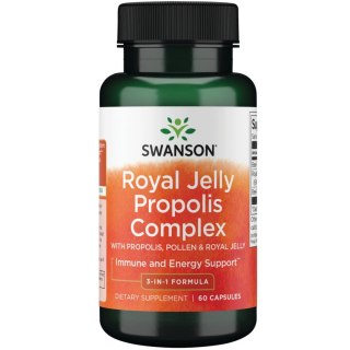 Swanson SWANSON Royal Jelly Propolis Complex (60 kaps.)