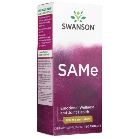 Swanson SWANSON SAMe 200 mg (60 tabl.)