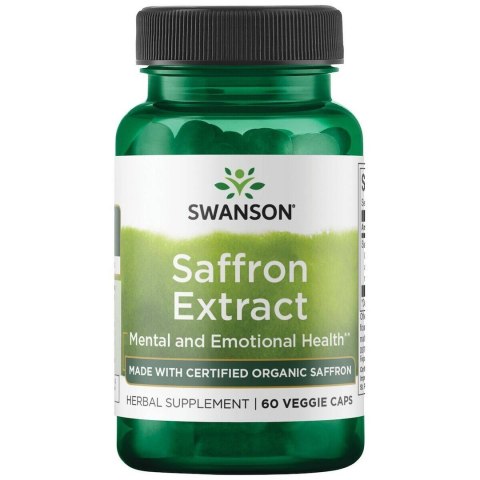 Swanson SWANSON Saffron Extract - Szafran 30 mg (60 kaps.)
