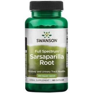 Swanson SWANSON Sarsaparilla - Kolcorośl 450 mg (60 kaps.)