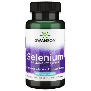 Swanson SWANSON Selenium L-Selenomethionine 100 mcg (200 kaps.)