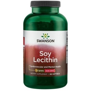 Swanson SWANSON Soy Lecithin - Lecytyna z soi 1200 mg (180 kaps.)