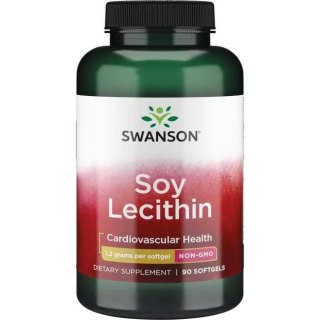Swanson SWANSON Soy Lecithin - Lecytyna z soi 1200 mg (90 kaps.)