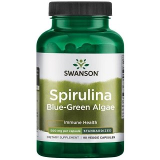 Swanson SWANSON Spirulina Blue-Green Algae (90 kaps.)
