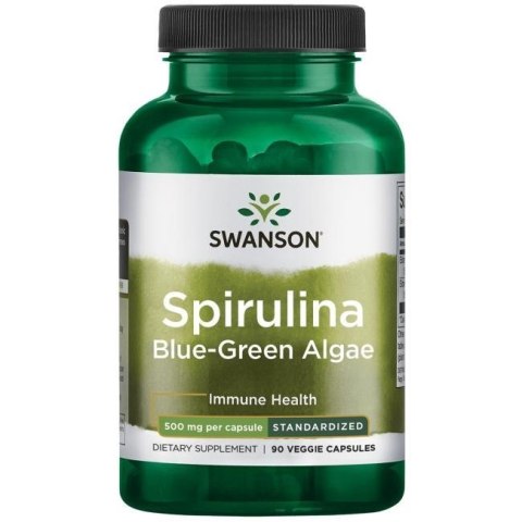 Swanson SWANSON Spirulina Blue-Green Algae (90 kaps.)