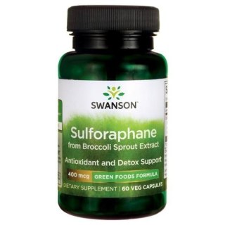 Swanson SWANSON Sulforaphane from Broccoli Sprout Extract - Sulforafan 400 mcg (60 kaps.)