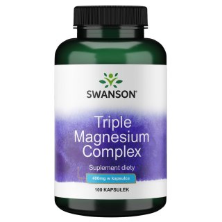 Swanson SWANSON Triple Magnesium complex 400 mg (100 kaps.)