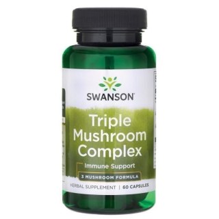 Swanson SWANSON Triple Mushroom Complex (60 kaps.)