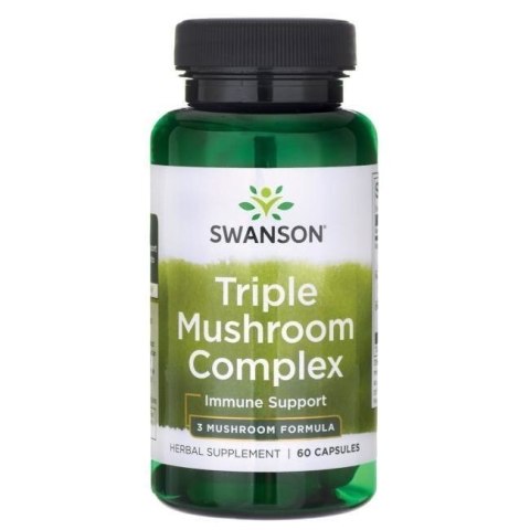 Swanson SWANSON Triple Mushroom Complex (60 kaps.)