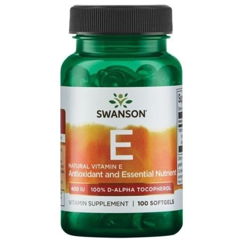 Swanson SWANSON Vitamin E 400 IU (100 kaps.)