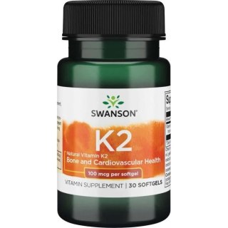 Swanson SWANSON Vitamin K2 Natural 100 mcg (30 kaps.)