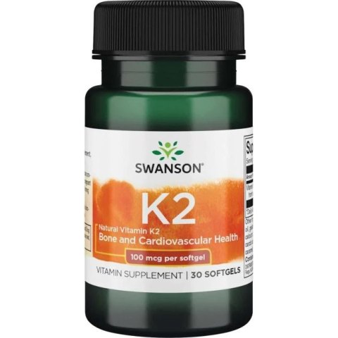 Swanson SWANSON Vitamin K2 Natural 100 mcg (30 kaps.)