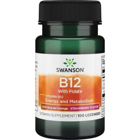 Swanson SWANSON Witamina B12 1000 mcg (100 tabl. do ssania)