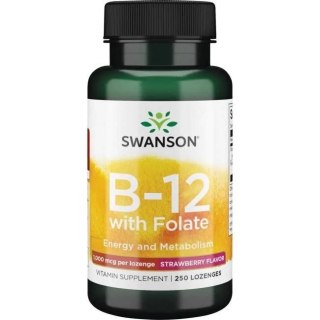 Swanson SWANSON Witamina B12 1000 mcg (250 tabl. do ssania)
