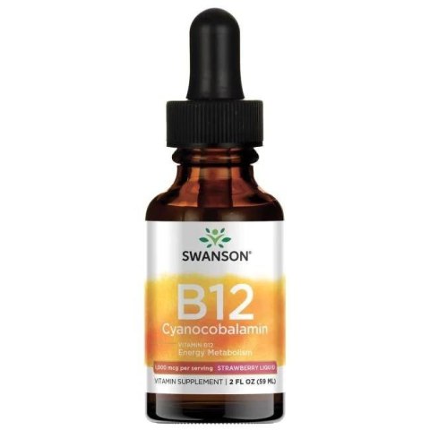 Swanson SWANSON Witamina B12 w płynie (59 ml)