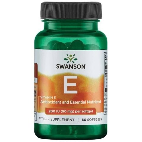 Swanson SWANSON Witamina E 200 IU (60 kaps.)