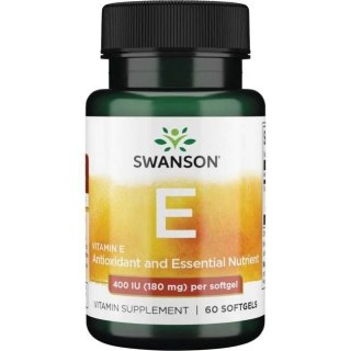 Swanson SWANSON Witamina E 400 IU (60 kaps.)