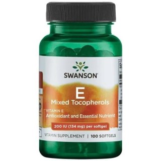 Swanson SWANSON Witamina E mieszanka 200 IU (100 kaps.)
