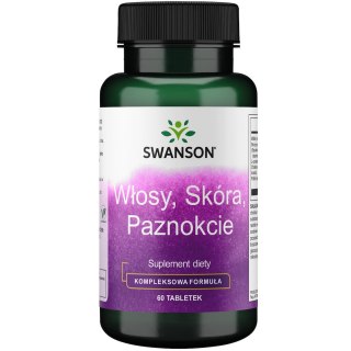 Swanson SWANSON Włosy Skóra Paznokcie (60 tabl.)