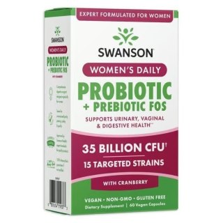Swanson SWANSON Women's Daily Probiotic + Prebiotic (60 kaps.)