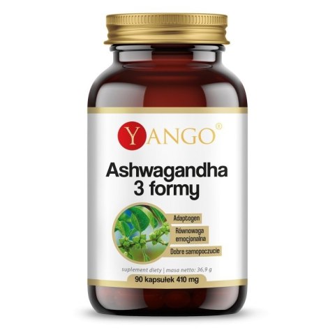 Yango YANGO Ashwagandha - 3 formy (90 kaps.)
