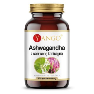 Yango YANGO Ashwagandha z czerwoną koniczyną (90 kaps.)