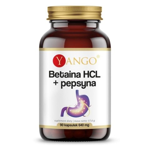 Yango YANGO Betaina HCL + Pepsyna (90 kaps.)