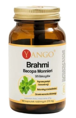 Yango YANGO Brahmi - ekstrakt 50% bakozydów (100 kaps.)