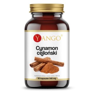 Yango YANGO Cynamon Cejloński (90 kaps.)