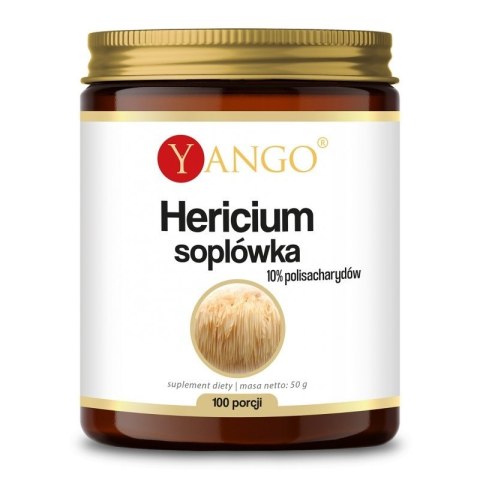 Yango YANGO Hericium Soplówka - ekstrakt 10% polisacharydów (50 g)