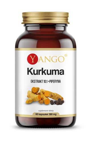 Yango YANGO Kurkuma - ekstrakt z piperyną (60 kaps.)