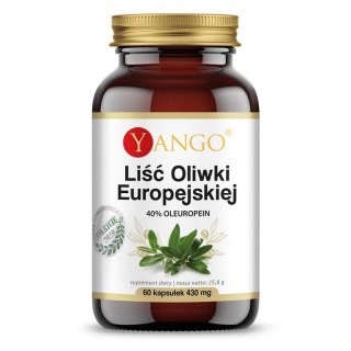 Yango YANGO Liść Oliwki Europejskiej - 40% Oleuropein (60 kaps.)