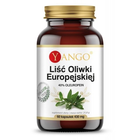 Yango YANGO Liść Oliwki Europejskiej - 40% Oleuropein (60 kaps.)