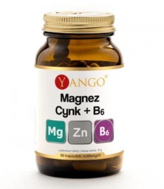 Yango YANGO Magnez + Cynk + Witamina B6 (90 kaps.)