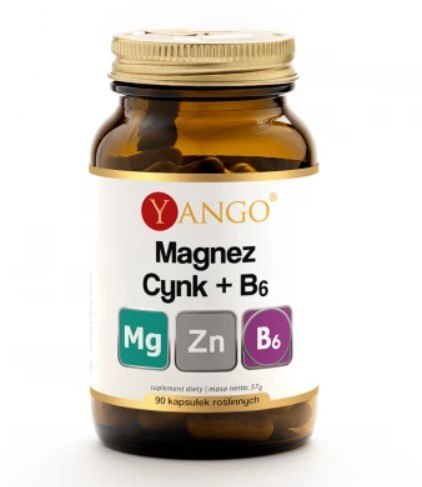 Yango YANGO Magnez + Cynk + Witamina B6 (90 kaps.)