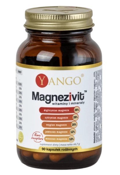 Yango YANGO Magnezivit - witaminy i minerały (90 kaps.)
