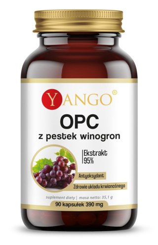 Yango YANGO OPC 95% ekstrakt z pestek winogron (90 kaps.)
