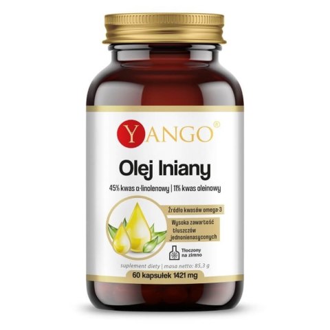 Yango YANGO Olej Lniany (60 kaps.)