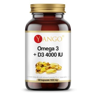 Yango YANGO Omega 3 + D3 4000 IU (60 kaps.)